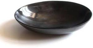 Vaisselle décorative couleur argent bols à salade en corne avec style unique bol en corne de vaisselle moderne fait main au coût le plus bas - Product Image 6