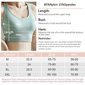 Chenilly Broderie Design personnalisé Femmes Doux Compression Plein Yoga Sport Soutien-Gorge Avec Bonnets Amovibles - Product Image 4