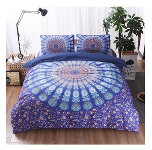 3 Món Bộ Chăn Ga Giường In Họa Tiết Kẻ Bắt Giấc Mơ Hình Ngựa Màu Ngọc Lam Thổ Dân Bộ Đồ Giường - Product Image 4