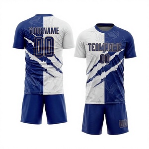 เสื้อฟุตบอลแบบใหม่ ดีไซน์เองได้ ลายสก็อต พร้อมตัวอักษรแบบซับลิเมชั่น ชุดยูนิฟอร์มฟุตบอลฤดูหนาว - Product Image 1