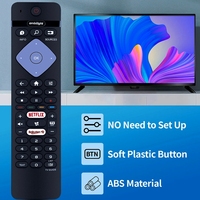 Pengganti Baru Remote/01 Remote/01 pengendali jarak jauh untuk Philips Ambilight Smart LED LCD TV 50PUS6754/12 50PUS6704/12