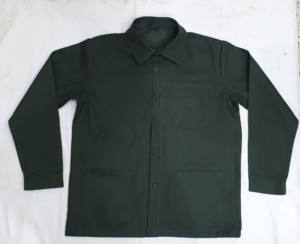 Veste formelle d'hiver pour homme sur mesure OEM 2026, en sergé de coton, à bouton unique, motif uni, broderie sur toile, impression sur le devant - Product Image 1