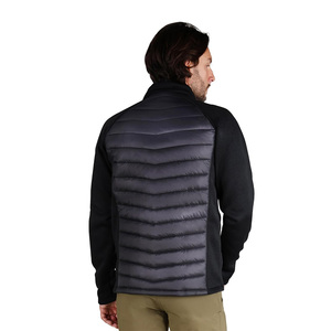 Vente en gros Doudounes pour homme avec fermeture éclair et col montant deux poches en coton rembourré Vêtements de rue Veste rembourrée d'hiver pour adulte - Product Image 6