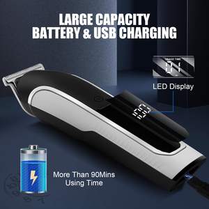 Tondeuse à cheveux électrique multifonctionnelle professionnelle 17 en 1 pour hommes, kit de tondeuse sans fil rechargeable, étanche IPX7, tondeuse à barbe - Product Image 4