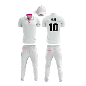 Maillot de cricket PK entièrement sublimé, tissu premium durable, séchage rapide, antibactérien, imprimé, couleurs d'équipe personnalisées pour les grandes tailles - Product Image 2