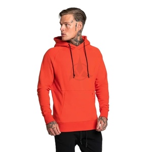 ชุดวอร์ม300gsm โอเวอร์ไซส์สำหรับผู้ชายชุดวอร์มผ้าฟลีซหนาสีพื้นโลโก้ตามสั่ง - Product Image 1