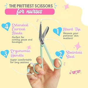 Ciseaux à bande en acier inoxydable Al MIDA pour soins infirmiers Jeu d'instruments manuels de qualité chirurgicale certifié ISO13485 Classe I 1 an - Product Image 6