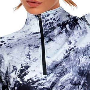 Activewear Sudadera de manga larga Tela de poliéster Ropa informal Sudadera transpirable antiarrugas y sudaderas con capucha para mujer - Product Image 5