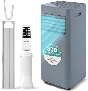 เครื่องปรับอากาศแบบพกพาเซรีนไลฟ์ 12001-15000 บีทียู |   พื้นที่เย็นสบาย 298 ตารางฟุต |   พัดลมทำความเย็น 3-in-1 พร้อมฟังก์ชั่นลดความชื้น |   ความถี่แปรผัน | - Product Image 1