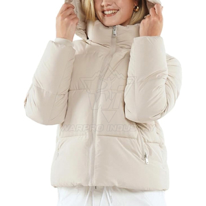 Modern <b>Women</b> Puffer <b>Jacket</b> <b>Quilted</b> Pattern <b>Lightweight</b> Insulation Fashion Outerwear For Everyday Comfort And Street Style - Product Image 4
