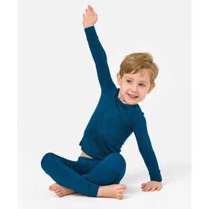 Conjunto de Pijama de Bambú Suave para Niños Pequeños, Top y Pantalones de Tela Tejida, Tallas 2T-6Y - Product Image 1