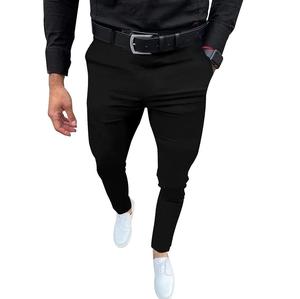 2025 vêtements robe pantalon formel affaires droite Multi poches hommes coupe-vent tactique pantalon sans plis pour hommes tenue décontracté - Product Image 5