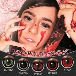 Lentilles de contact cosplay les plus tendances PSEYECHE Flower <span class=keywords><strong>Fire</strong></span> Lenses Sharingan LensFantasy, lentilles de contact annuelles pour Halloween - Product Image 4