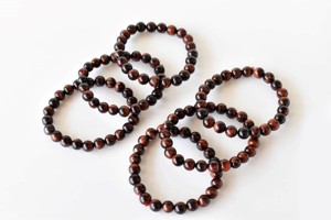 Wholesale Natural <b>Healing</b> Red Tiger Eye Polished 8mm Round Beaded Classic Lovers Meditation Natural Stone Unisex <b>Bracelet</b> - Product Image 4
