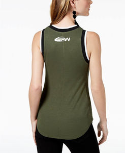 OEM Custom Summer Sport <b>Tank</b> <b>Top</b> for <b>Women</b> Ladies Gym Singlet Breathable Fitness Crop <b>Plus</b> <b>Size</b> Casual <b>Tops</b> <b>Top</b> <b>Women</b> - Product Image 4