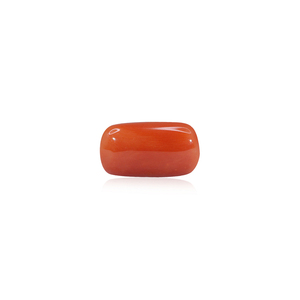 Coral rouge - 8,8 carats, certifié GIA, pierre précieuse de laboratoire de forme étoile carrée, jaune, verte, rose, polie à la chaleur, minérale, 1,5 mm x 8 mm - Product Image 1
