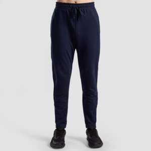 Arctiq <b>Navy</b> <b>Joggers</b> Regular Fit 100% Cotton Baggy Pants with Customizable Logo Side Stripe Size XL Colored Wash Straight Pattern - Product Image 2