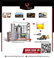 Machines de distillation Veera D50sc à technologie avancée de bonne qualité pour l'huile usée à la fabrication industrielle de diesel