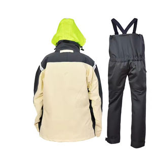 Chaqueta Impermeable y Pantalones de Peto para Hombre, Ropa de Navegación para Clima Adverso, Gran Venta - Product Image 6