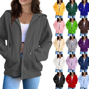 Dernière conception sweat à capuche pour femme sweat-shirt sport en gros respirant matériau d'origine 100% coton sweat-shirt pour les femmes - Product Image 6