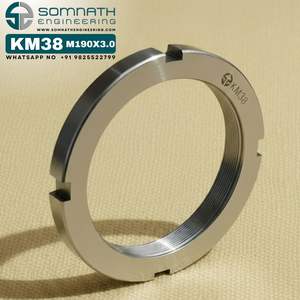 ตัวล็อค KM38น๊อตตัวล็อกเพลาแบบเมตริกที่แม่นยำ M190X3.0สำหรับยึดสเตนเลสสตีล - Product Image 6