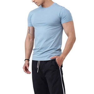เสื้อยืดสีพื้นผ้าถักเนื้อนุ่มทรงสปอร์ต 100% ผ้าฝ้าย สีตามสั่ง ขายดี ราคาโรงงาน ขายส่ง - Product Image 3