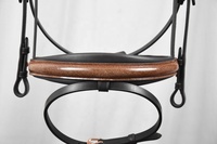 Equipo Ecuestre de Diseño Moderno, Brida de Doma de Cuero Patentado de Primera Calidad, Personalizable con Logotipo, Color Negro, Horsekraft