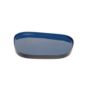 Bandejas de esmalte alto Bandeja acabada de color elegante y galleta Brownie Plato de pastel Bandejas de metal a precios económicos asequibles - Product Image 2