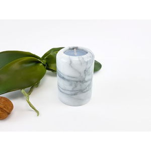 Bougeoir en marbre au design fantastique bougeoir en marbre noir et blanc de la plus grande qualité pour la décoration intérieure bougeoir en marbre - Product Image 2