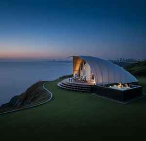 Tente de glamping toute saison de la série Cocoon |   Abri extérieur résistant aux intempéries de qualité supérieure Tente de glamping de luxe Cocoon - Product Image 4