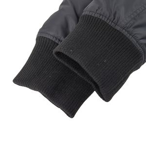 Chaqueta bomber vintage de otoño para hombre a prueba de viento con cremallera frontal patrón sólido procesamiento terminado - Product Image 6