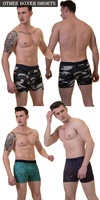 Paquete de 3 Calzoncillos Boxer de Cintura Alta, 100% Algodón, Transpirables, Estampados, Ropa Interior Masculina, Hechos en Estambul, Turquía