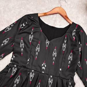 Robe longue d'été en coton avec de beaux imprimés - Product Image 4