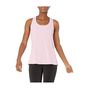 2024 nuevas camisetas sin mangas personalizadas para mujer, Camiseta deportiva de tela tejida de verano, estilo Formal, gran oferta al por mayor - Product Image 5