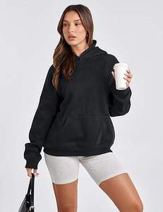 Sudadera de Moda Primavera Otoño Invierno Impresión Personalizada 400 Gramos Manga de Poliéster Sudadera con Capucha Deportiva de Forro Polar para Hombre y Mujer - Product Image 5