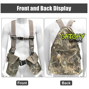 Gilet utilitaire en nylon multifonctionnel décontracté pour l'automne respirant et coupe-vent pour les sports de plein air chasse pêche - Product Image 5