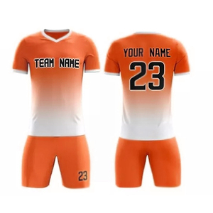 Conjunto de uniformes de fútbol para hombres adultos-100% poliéster Jersey de manga corta de secado rápido Nombres de equipos personalizables Tecnología de corte automatizado - Product Image 1