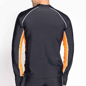 Wholesale Manufacturer Sportswear Men Rash Guard <b>Swimming</b> <b>Top</b> Sublimated Rash Guard <b>Long</b> <b>Sleeve</b> Mens 2024 compression Rash Guard - Product Image 3