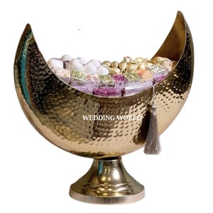 Bol à chocolat martelé en or, forme personnalisée, bol à bonbons design, bol à chocolat classique élégant et décoratif - Product Image 1