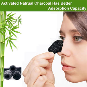Bandes nasales nettoyantes en profondeur au charbon de bois OEM <span class=keywords><strong>pour</strong></span> éliminer les <span class=keywords><strong>points</strong></span> <span class=keywords><strong>noirs</strong></span>, nettoyage et peeling, autocollants <span class=keywords><strong>pour</strong></span> le <span class=keywords><strong>nez</strong></span> - Product Image 2