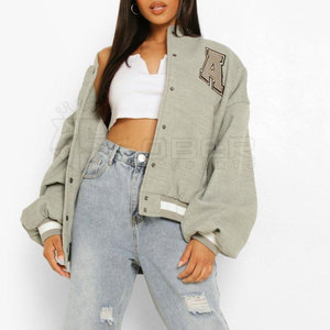 แจ็กเก็ตผ้าแคนวาสสำหรับผู้หญิง, เสื้อแจ็กเก็ตฤดูหนาวถัก100% เข้ารูปปกตั้งระบายอากาศได้ผ้าแคนวาสสำหรับผู้หญิง - Product Image 3