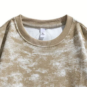 Sweat-shirt en coton mélangé pour homme, style épaules tombantes, idéal pour le streetwear urbain et un look décontracté, sweat-shirt pour homme - Product Image 4