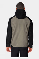 Veste de pluie imperméable coupe-vent à capuche pour homme, réversible, respirante, séchage rapide, 100% polyester, vêtements d'extérieur pour l'hiver