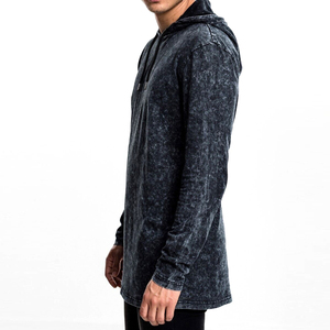 100% Top haute qualité Logo personnalisé lavage à l'acide pull sweats à capuche pour garçons vêtements de sport nouveauté Offre Spéciale hommes lavage à l'acide sweats à capuche - Product Image 2