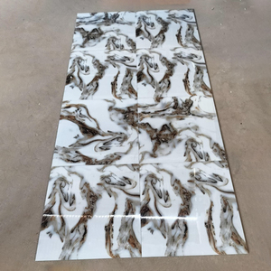 600x600mm brillant poli HD 498 carreaux de sol en porcelaine émaillée pour bureau salon salle de bain marbre pierre sol salles de bain - Product Image 3