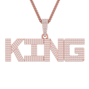 Fábrica personalizada Rikhava oro real diamante colgante corona patrón perla Collar para mujer boda moda colgantes encantos - Product Image 2