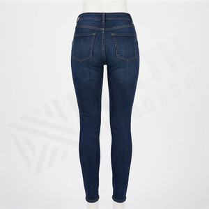 <b>Women's</b> Casual High Rise Skinny Fit Denim <b>Jeans</b> Customized Color Clean Look Stretchable Waist Fashion Breathable Cotton Bottoms - Product Image 6