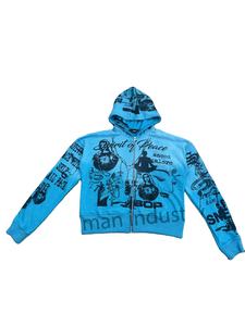 Sweat-shirts à capuche à fermeture éclair de qualité supérieure, 460 g/m², 100 % coton, confortables, impression sérigraphique, streetwear, sweat-shirts à capuche à fermeture éclair uniques personnalisés pour hommes - Product Image 1