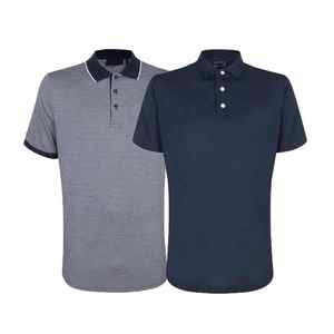 เสื้อโปโลกอล์ฟของผู้ชายดีไซน์ป้องกันรอยยับและจางขายส่งระดับพรีเมียม - Product Image 5