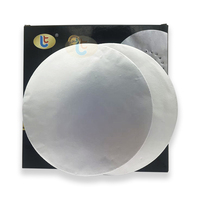 Feuilles de papier aluminium pour narguilé, qualité alimentaire, rondes, non perforées, antiadhésives, en alliage 8011, fabrication OEM, 130 mm
